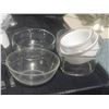 Image 11 : Kitchenware Lot With Flatware, Cat-Shaped Bowls, and Glassware