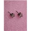 Image 6 : Sterling Silver 925 Cubic Zirconia Stud Earrings and Rhinestone Quartz Watch Set