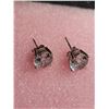 Image 7 : Sterling Silver 925 Cubic Zirconia Stud Earrings and Rhinestone Quartz Watch Set