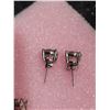 Image 8 : Sterling Silver 925 Cubic Zirconia Stud Earrings and Rhinestone Quartz Watch Set