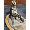 Image 2 : Jim Reno Bronze Western Cowboy and Calf Sculpture