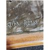 Image 4 : Jim Reno Bronze Western Cowboy and Calf Sculpture