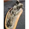 Image 5 : Jim Reno Bronze Western Cowboy and Calf Sculpture