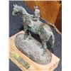 Image 3 : 1978 T.A. Morton Trophy Bronze Horse and Jockey Sculpture WCRA