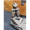 Image 2 : Austin Prod Inc Cowboy and Horse Bronze Finish Sculpture