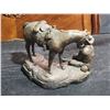 Image 5 : Austin Prod Inc Cowboy and Horse Bronze Finish Sculpture