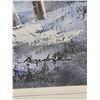 Image 6 : 4 Framed Artworks: Signed Winter Barn, Dogs & Cat, 1952 Calgary Rodeo