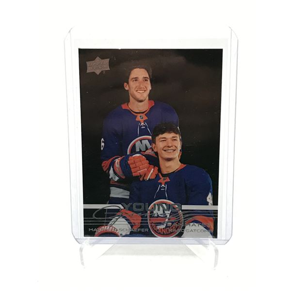 2025-26 UPPER DECK SERIES 2 HOCKEY SCHAEFER AND GATCOMB DUAL YOUNG GUNS TRADING CARD