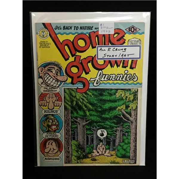 HOME GROWN FUNNIES #1 7TH PRINT (1972) - KITCHEN SINK ENTERPRISES