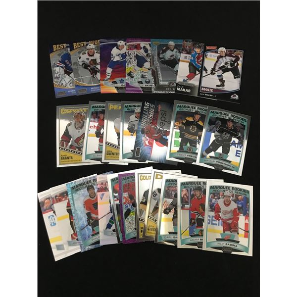 LOT OF LOOSE HOCKEY TRADING CARDS INCLUDING MARQUIS ROOKIES