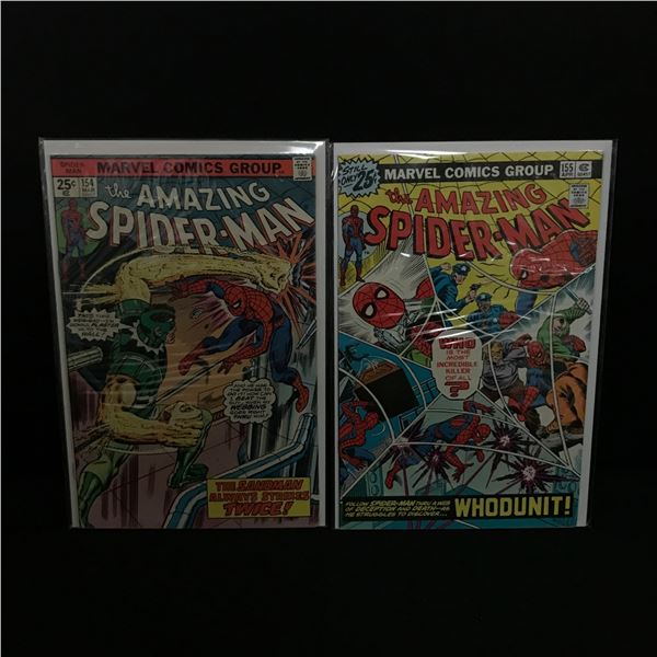 LOT OF 2 THE AMAZING SPIDERMAN COMICS 154,155