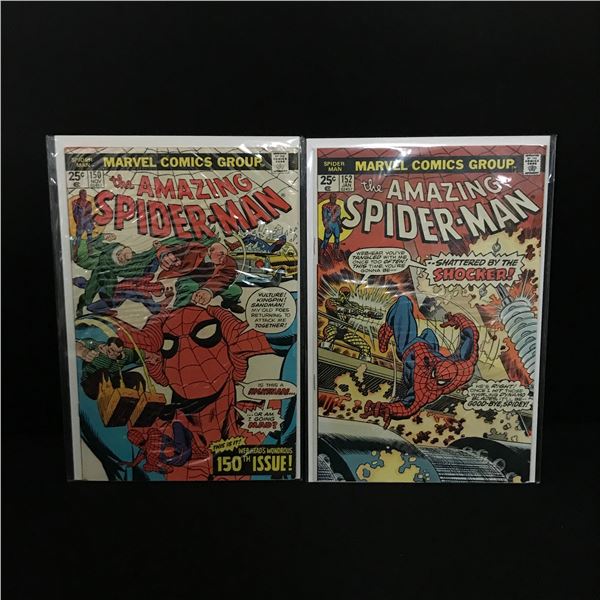 LOT OF 2 THE AMAZING SPIDERMAN COMICS 150,152 - MARVEL COMICS