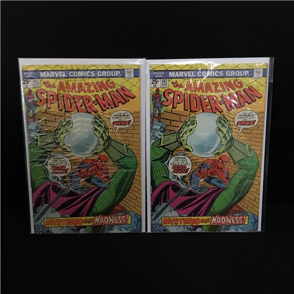 LOT OF 2 THE AMAZING SPIDERMAN COMICS 142 X 2