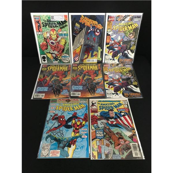 LOT OF 8 THE AMAZING SPIDERMAN COMICS - MARVEL COMICS