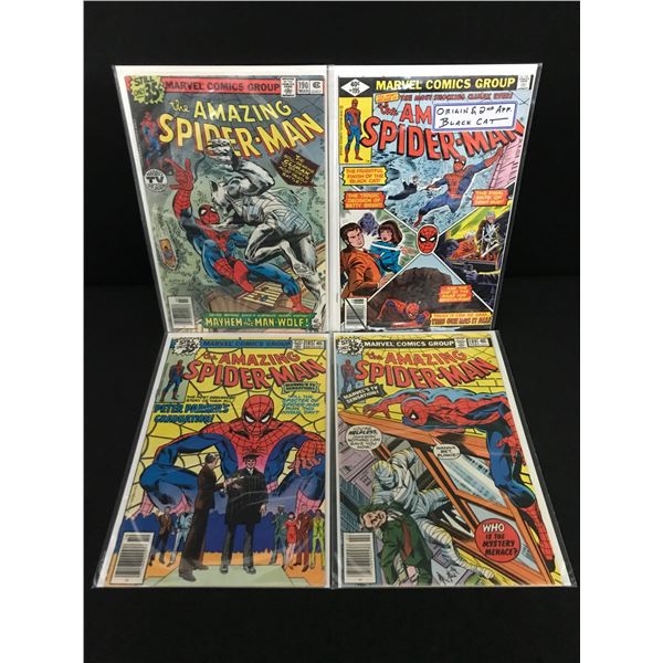 LOT OF 4 THE AMAZING SPIDERMAN COMICS - MARVEL COMICS