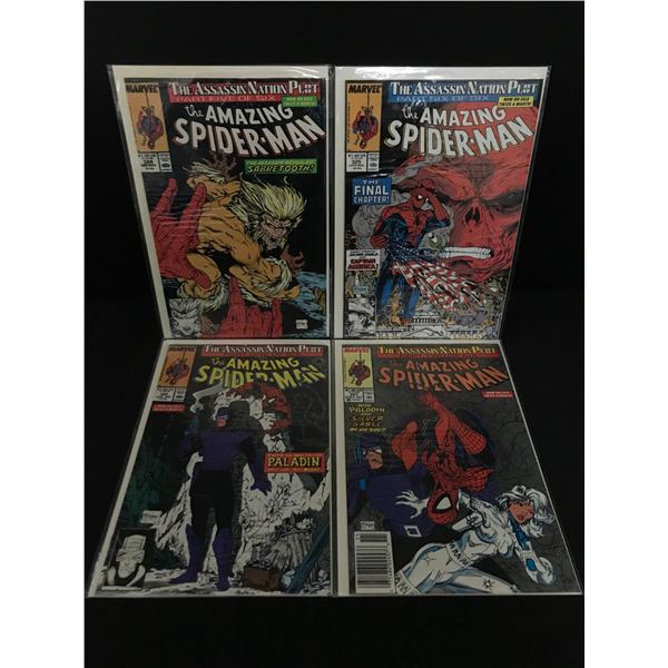 LOT OF 4 THE AMAZING SPIDERMAN COMICS - MARVEL COMICS