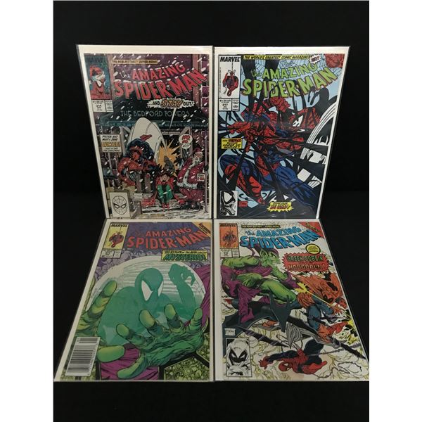 LOT OF 4 THE AMAZING SPIDERMAN COMICS - MARVEL COMICS