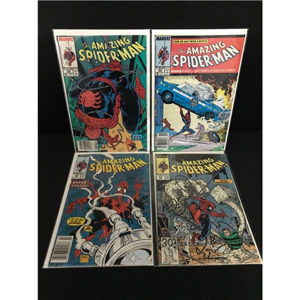 LOT OF 4 THE AMAZING SPIDERMAN COMICS - MARVEL COMICS