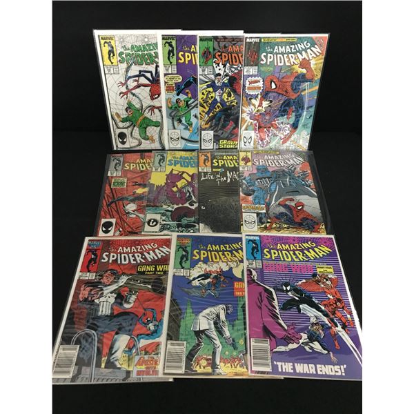 LOT OF 11 THE AMAZING SPIDERMAN COMICS - MARVEL COMICS