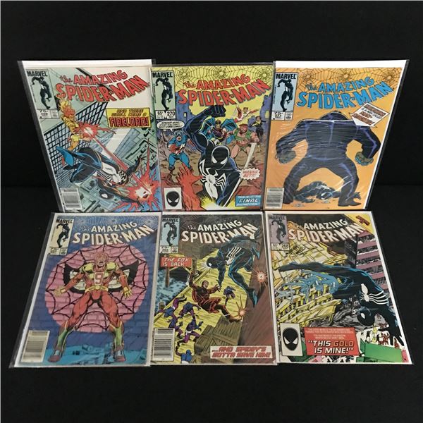 LOT OF 6 THE AMAZING SPIDERMAN COMICS - MARVEL COMICS