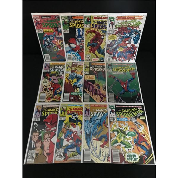 LOT OF 12 THE AMAZING SPIDERMAN COMICS - MARVEL COMICS
