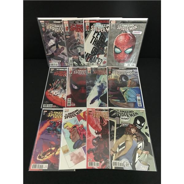 LOT OF 12 THE AMAZING SPIDERMAN COMICS - MARVEL COMICS
