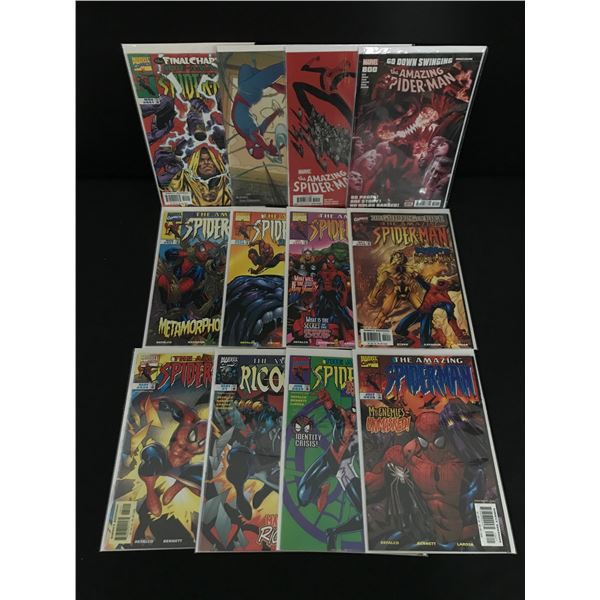 LOT OF 12 THE AMAZING SPIDERMAN COMICS - MARVEL COMICS