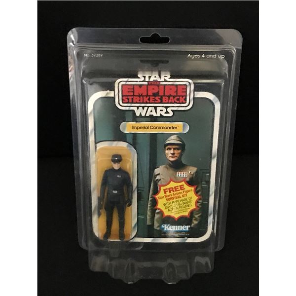 VINTAGE MOC KENNER 41 BACK STAR WARS EMPIRE STRIKES BACK IMPERIAL COMMANDER ACTION FIGURE