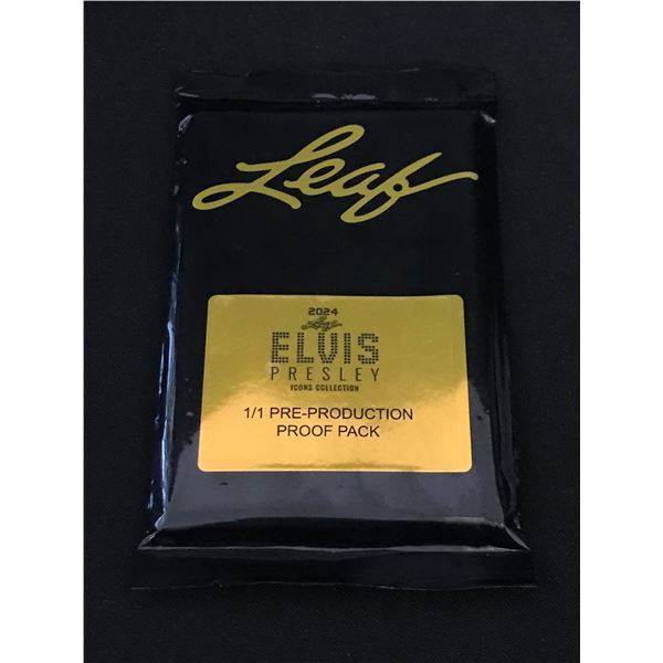 LEAF ELVIS PRESLEY SEALED TRADING CARD PACK - CONTAINS 1/1