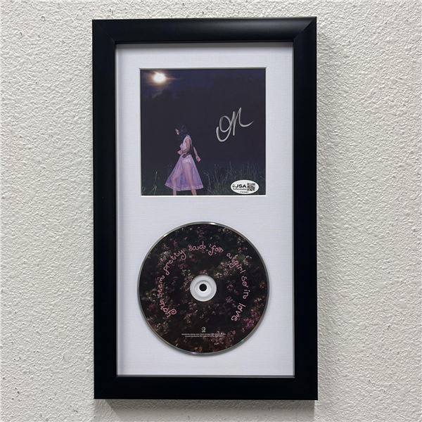 OLIVIA RODRIGO SIGNED AND FRAMED PRESENTATION PIECE - JSA COA