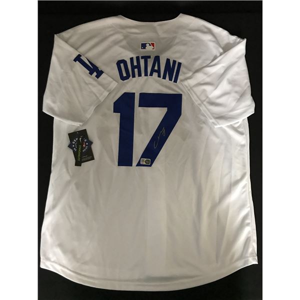 SHOHEI OHTANI SIGNED LOS ANGELES DODGERS CUSTOM JERSEY - ELITE COA