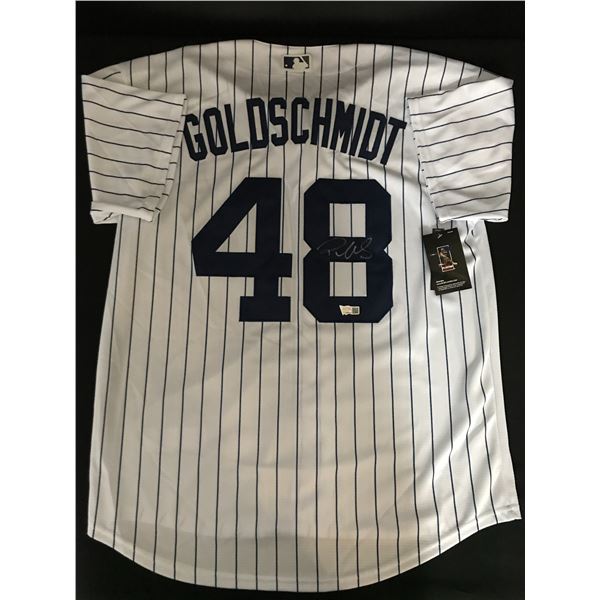 PAUL GOLDSCHMIDT SIGNED NEW YORK YANKEES CUSTOM JERSEY - ACE COA