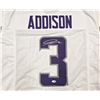 Image 2 : JORDAN ADDISON SIGNED FOOTBALL JERSEY - JSA COA