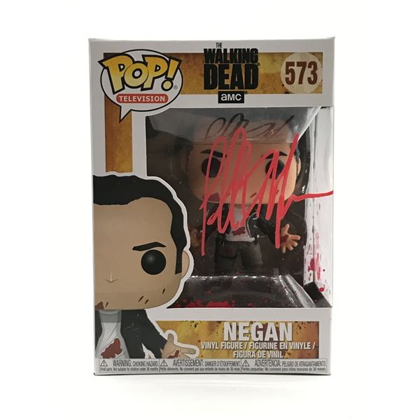 JEFFREY DEAN MORGAN SIGNED NEEGAN WALKING DEAD FUNKO POP - HOLLYWOOD COA