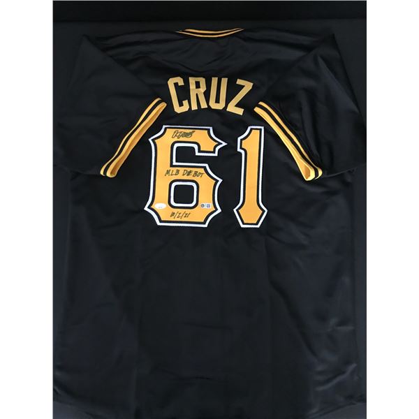 ONEIL CRUZ SIGNED PITTSBURGH BASEBALL JERSEY - JSA COA