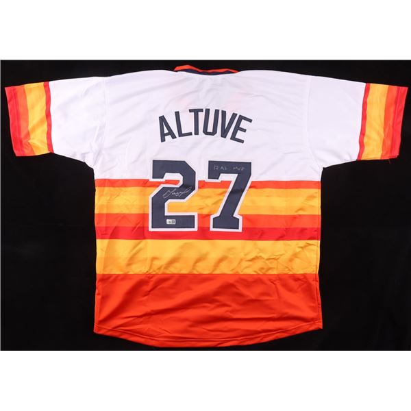 JOSE ALTUVE SIGNED HOUSTONG BASEBALL JERSEY -