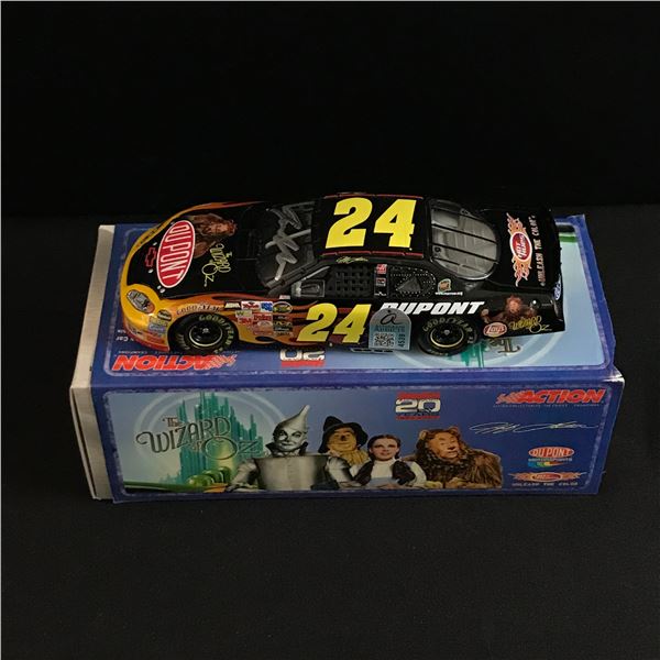 JEFF GORDON SIGNED WIZARD OF OZ LTD EDITION DIE CAST (AA COA)