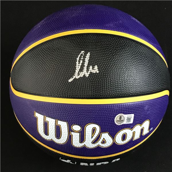 LUCA DONCIC SIGNED LA LAKERS BASKETBALL (BECKETT COA)