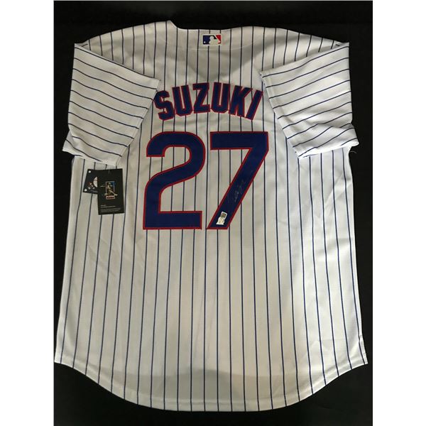 SEIYA SUZUKI SIGNED CHICAGO CUBS CUSTOM JERSEY - ACE COA