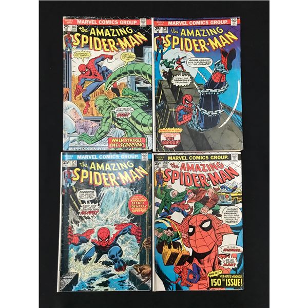 LOT OF 4 AMAZING SPIDERMAN COMICS - MARVEL COMICS