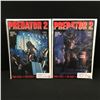 Image 1 : LOT OF 2 PREDATOR 2 COMICS #1 - #2 OF A 2 PART SERIES - DARK HORSE COMICS