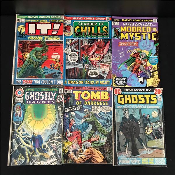 LOT OF 6 MIXED TITLE COMICS - MARVEL COMICS