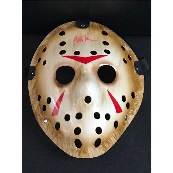ARI LEHMAN SIGNED HOCKEY MASK - KB COA