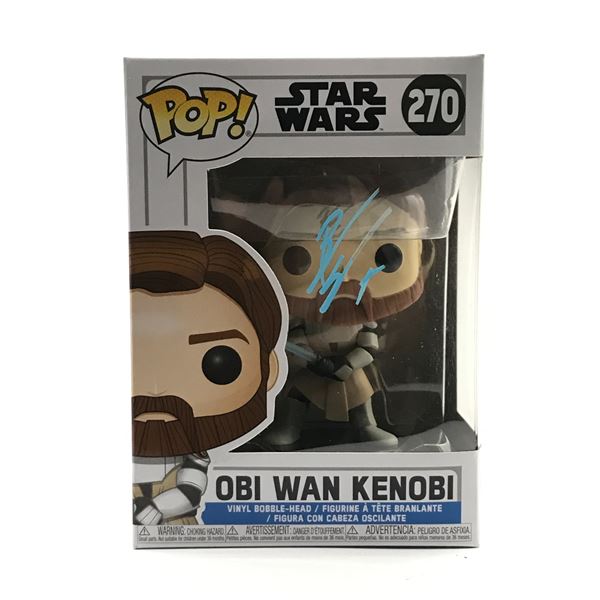 EWAN MCGREGOR SIGNED OBI-WAN KENOBI STAR WARS FUNKO POP - WWOC COA