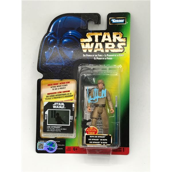 MARK HAMILL SIGNED LUKE SKYWALKER STAR WARS ACTION FIGURE - WWOC COA