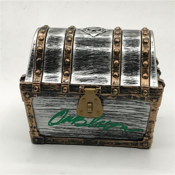 ORLANDO BLOOM SIGNED TREASURE CHEST - WWOC COA