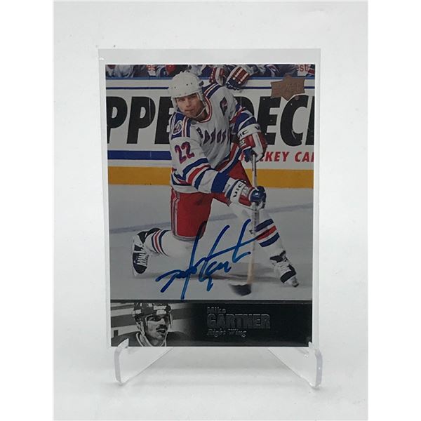 2018-19 UPPER DECK ULTIMATE  MIKE GARTNER SIGNED TRADING CARD