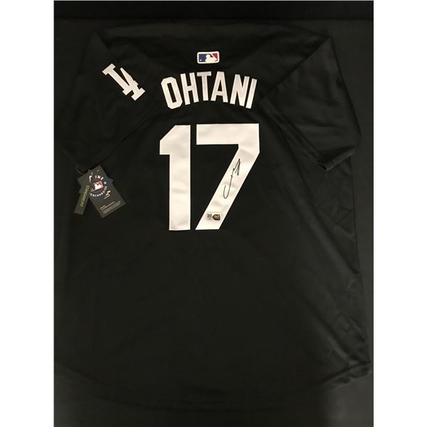 SHOHEI OHTANI SIGNED LOS ANGELES DODGERS CUSTOM BASEBALL JERSEY - ELITE COA