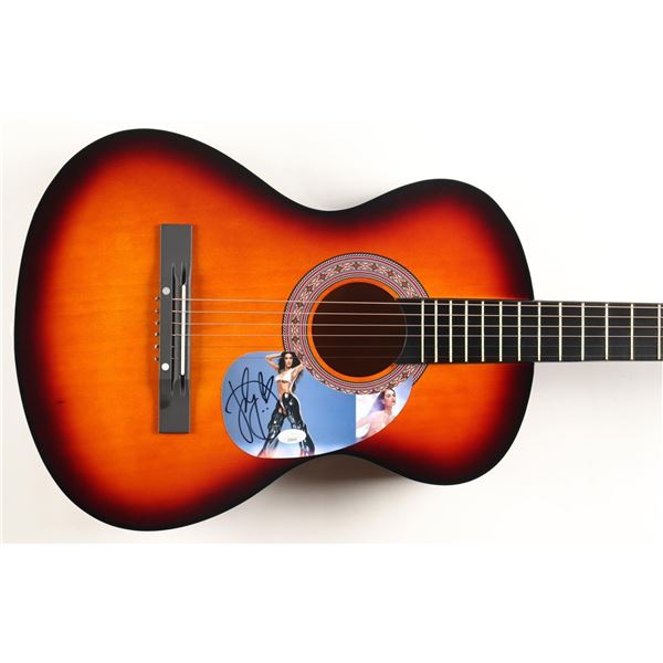 KATY PERRY SIGNED ACOUSTIC GUITAR - JSA COA
