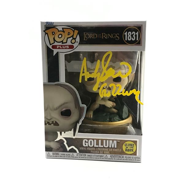 ANDY SERKIS SIGNED GOLLUM LORD OF THE RINGS FUNKO POP - BECKETT COA